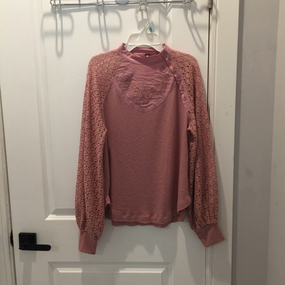 NWT Free People Lace Shirt - Picture 2 of 7